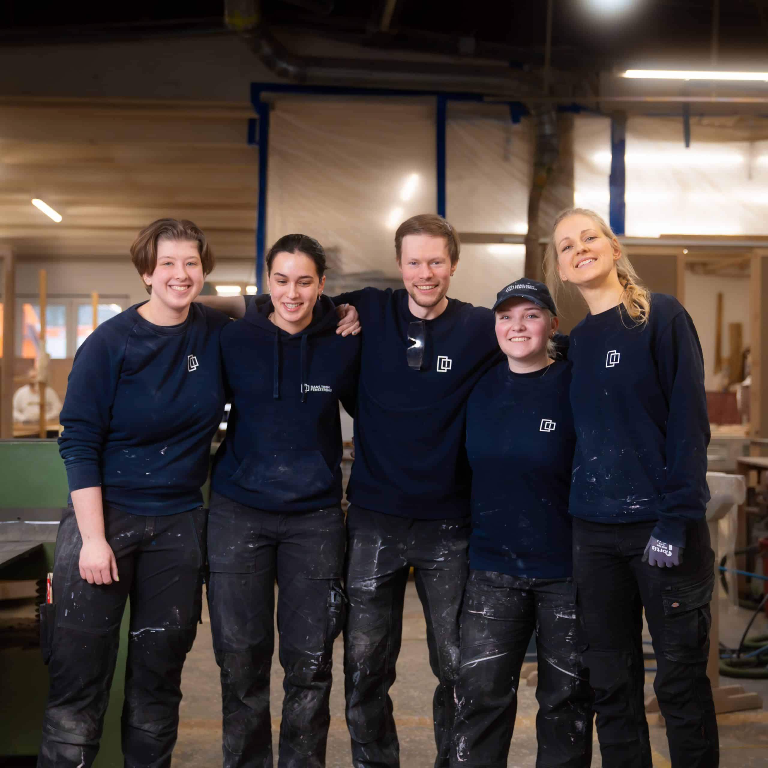 Das Team von Hans Timm Fensterbau im Werk